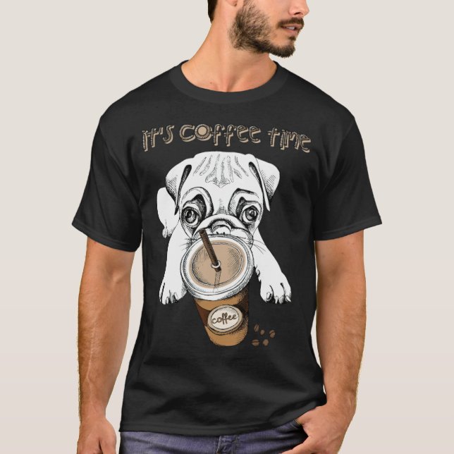 T-shirt Carlin et 2 go tasse (Devant)