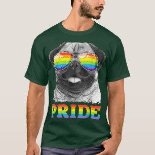 T-shirt Carlin Gay pride LGBT Arc-en-ciel Lunettes de sole