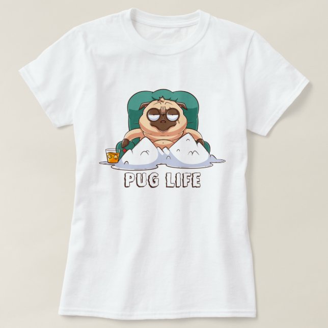 T-shirt Carlin gras mou (Design devant)