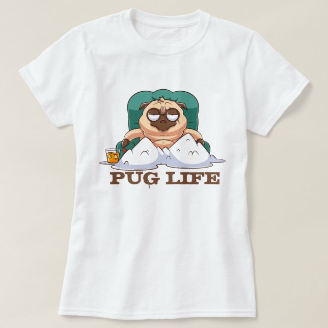 T-shirt Carlin gras mou (Design devant)