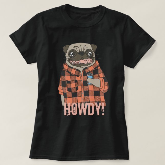 T-shirt Carlin Howdy (Design devant)