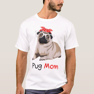 T-shirt Carlin Maman Chien Bandana Animal de compagnie Lov