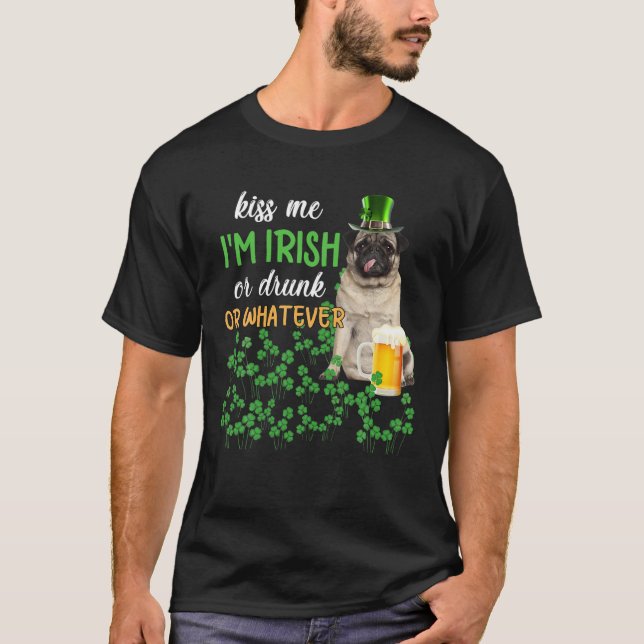 T-shirt Carlin Me Baise Je suis Irlandais Ou Irlandais Ou  (Devant)