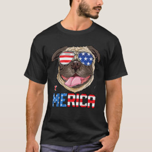 T-shirt Carlin Merica 4 juillet Hommes Enfants Garçons Fil