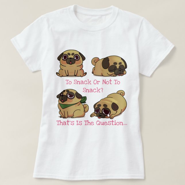 T-shirt Carlin mignon (Design devant)