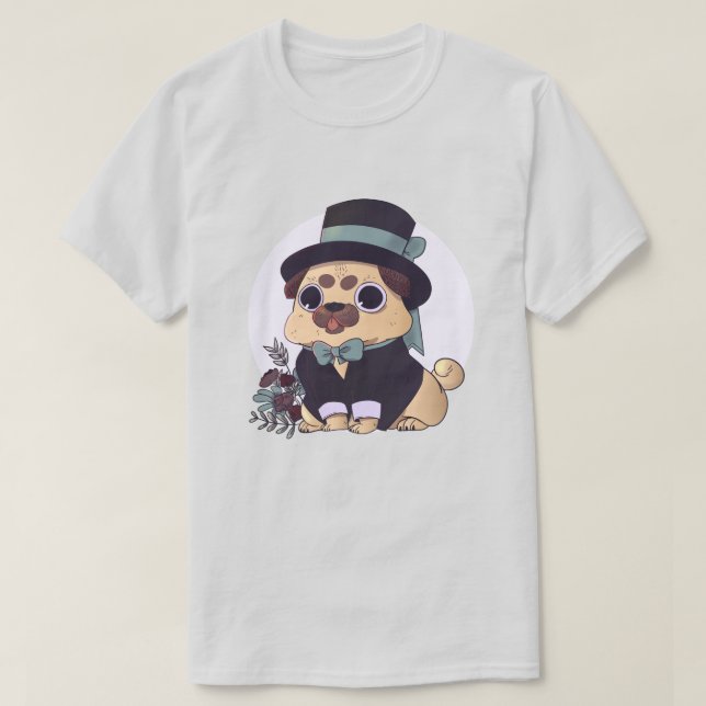 T-shirt Carlin mignon (Design devant)