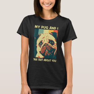 T-shirt Carlin Mignonne Pour Hommes Femmes Animaux De Comp