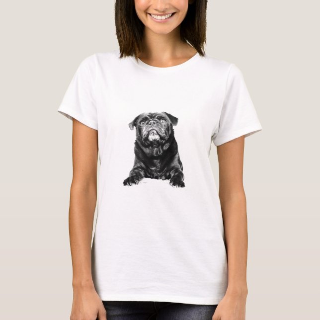 T-shirt Carlin - noir et blanc noirs de CARLIN (Devant)