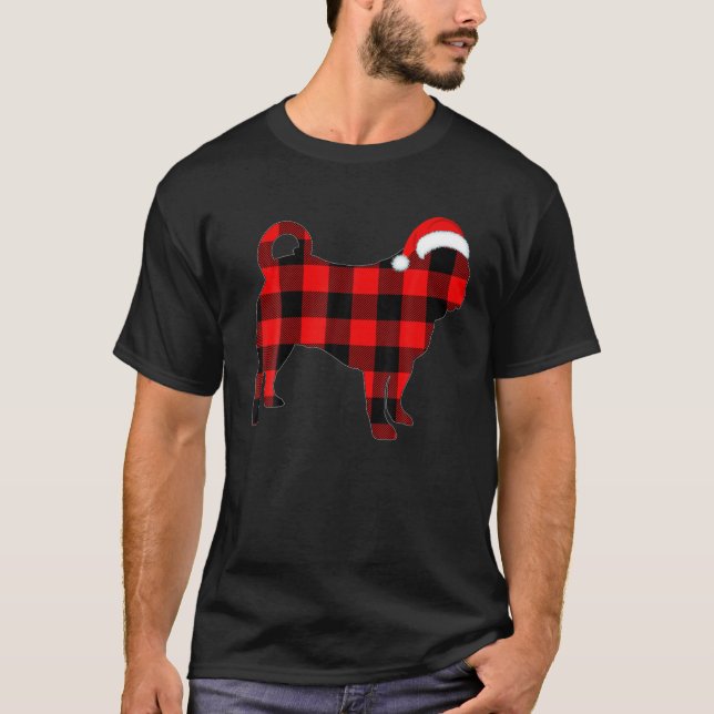 T-shirt Carlin Pajamas De Noël Pour Hommes Femmes Carlins  (Devant)