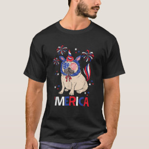 T-shirt Carlin patriotique Merica 4 Juillet pour Enfants F