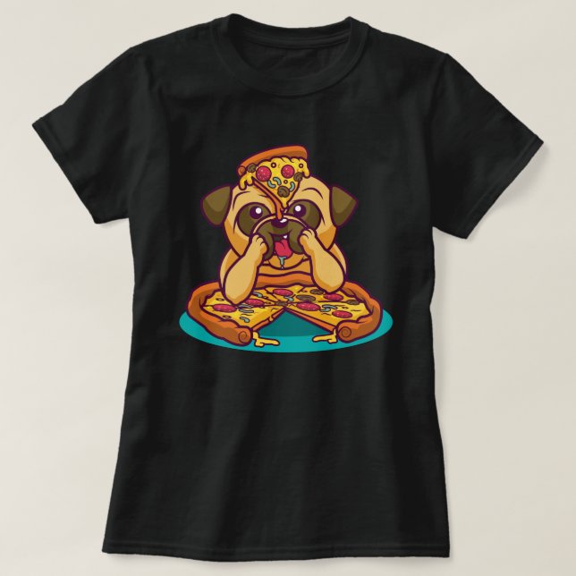 T-shirt Carlin pizza (Design devant)