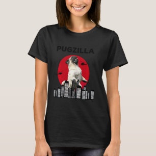 T-shirt Carlin Pugzilla Maman Carlin Papa Carlin animal Ca