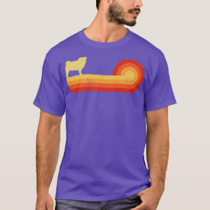 T-shirt Carlin Retro Vintage 60s les années 70 coucher de 