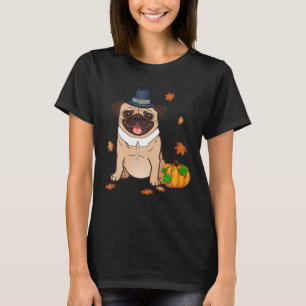 T-shirt Carlin Thanksgiving Costume pèlerin Turquie Hommes