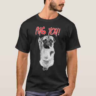 T-shirt Carlin-Toi ! Amoureux de les chiens Puggy Carlin F