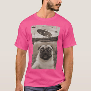 T-shirt Carlin vintage Ufo Rencontres - Drôle Ufo Et Carli