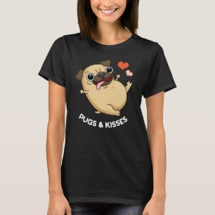 T-shirt Carlins Et Baisers Funny Chien Pun Dark BG