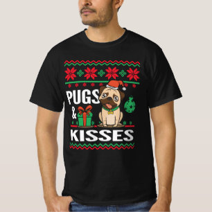 T-shirt Carlins et baisers Noël laid