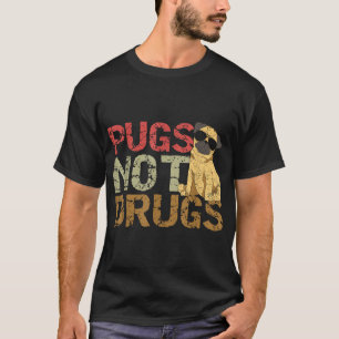T-shirt Carlins pas drogues Drôle Carlin Amoureux des chie
