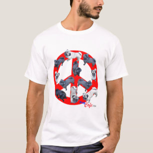 T-shirt Carlins pour le tee - shirt de paix