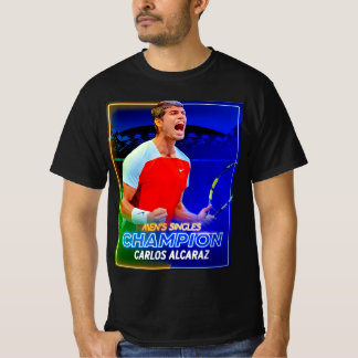 T-shirt " Carlos Alcaraz 2022 Champi US Open de Tennis