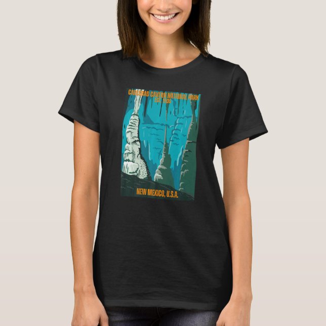 T-shirt Carlsbad Cavern National Park New Mexico State Sou (Devant)