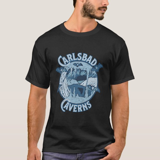T-shirt Carlsbad Caverns National Park Cave Bat (Devant)