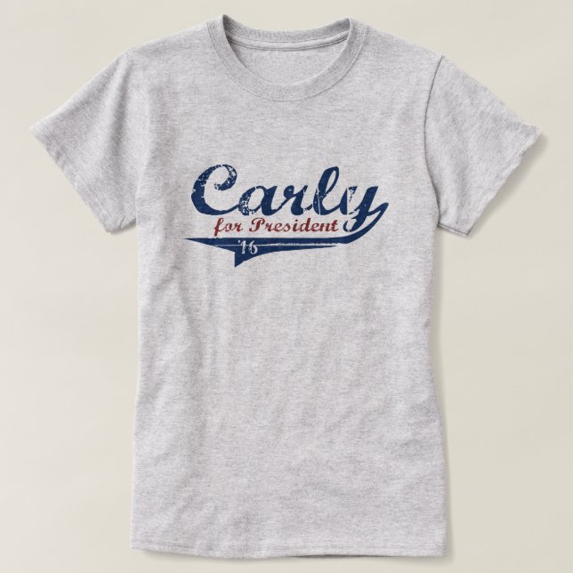 T-shirt Carly Fiorina 2016 Swash (Design devant)