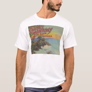 T-shirt Carmel, Monterey, et verger Pacifique, CA -