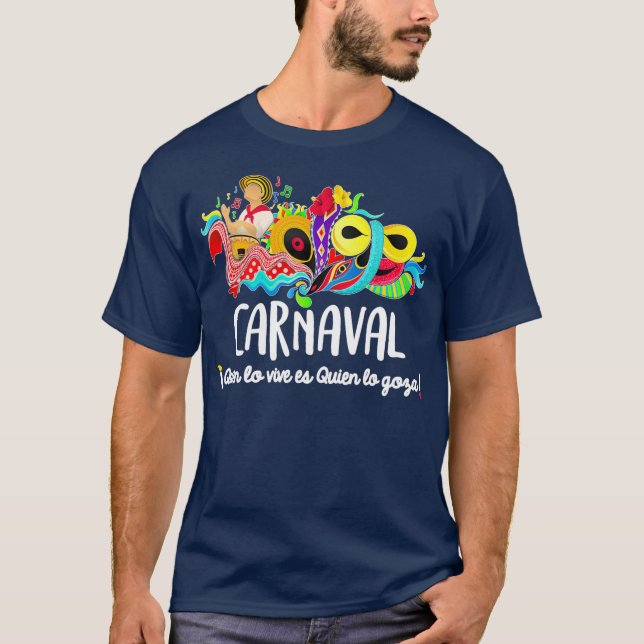 T-shirt Carnaval de Barranquilla Marimonda (Devant)