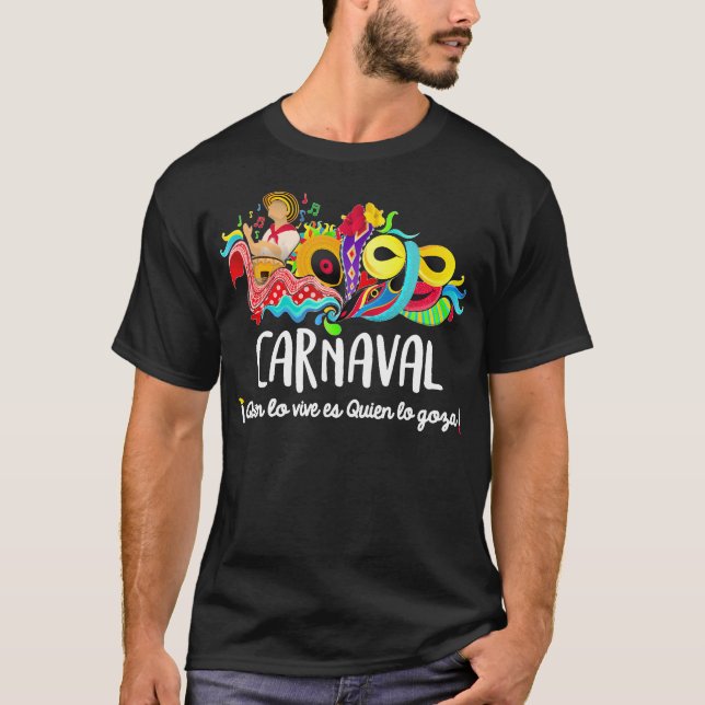 T-shirt Carnaval de Barranquilla Marimonda (Devant)