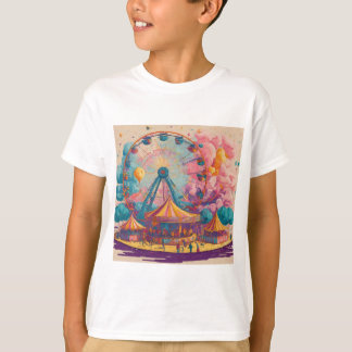 T-shirt Carnaval de bonbons en coton