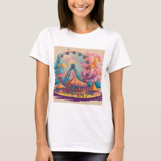 T-shirt Carnaval de bonbons en coton