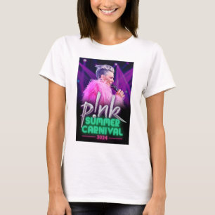 T-shirt Carnaval d'été rose 2024