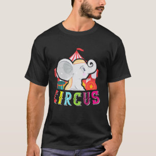 T-shirt Carnaval Elephant Circus fête d'anniversaire