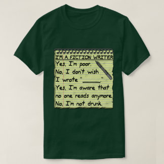 T-shirt Carnet drôle de formule d'utilisation d'auteur de