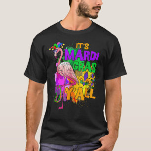 T-shirt Carnival Party Venin Idea Flamingo Mardi gras