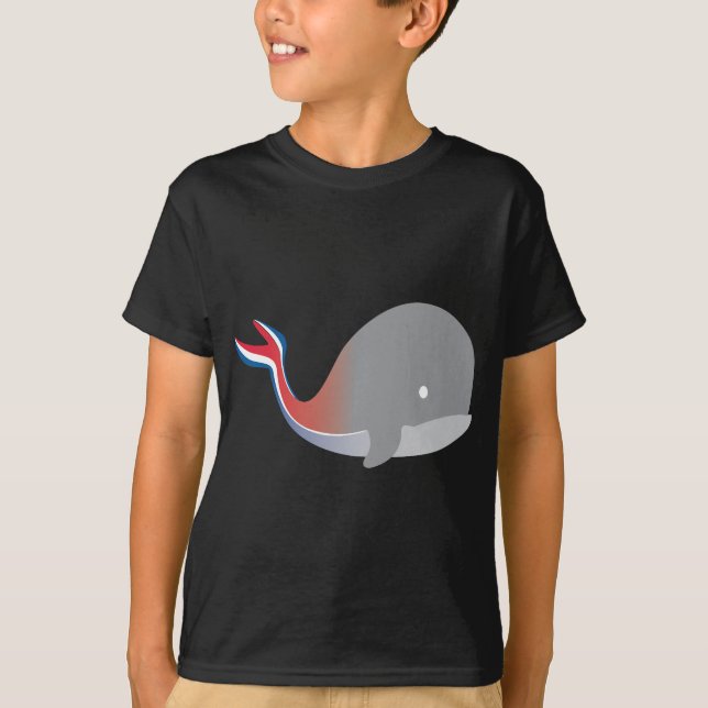 T-shirt Carnival Whale Tail Cartoon Cruise (Devant)