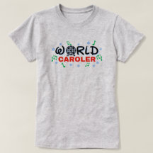 Caroleur mondial avec notes de musique verte et ne