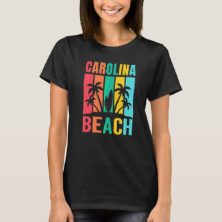 T-shirt Carolina Beach Caroline du Nord Surfeur Vacances d