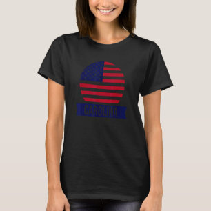 T-shirt CAROLINA USA Nom américain Drapeau US 1