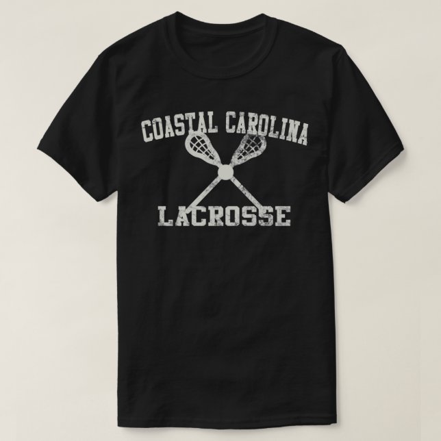 T-shirt Carolina vintage Lacrosse (Design devant)