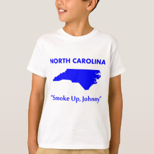 T-shirt Caroline du Nord - Fume, Johnny !