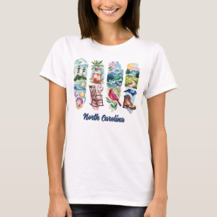 T-shirt Caroline du Nord pittoresque 