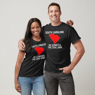 T-shirt Caroline du Sud - Nous avons commencé la guerre de