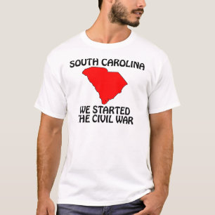 T-shirt Caroline du Sud - Nous avons commencé la guerre de
