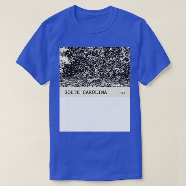 T-shirt Caroline du Sud USA 1 (Design devant)