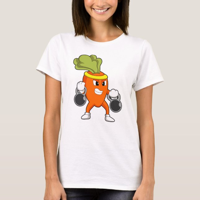 T-shirt Carotte à Fitness avec cloches (Devant)