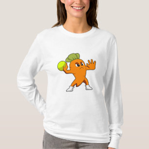 T-shirt Carotte à Handball joueur avec Handball
