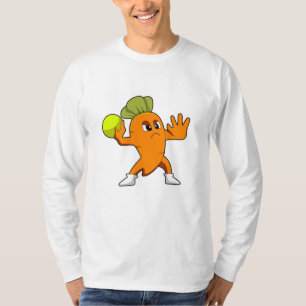 T-shirt Carotte à Handball joueur avec Handball